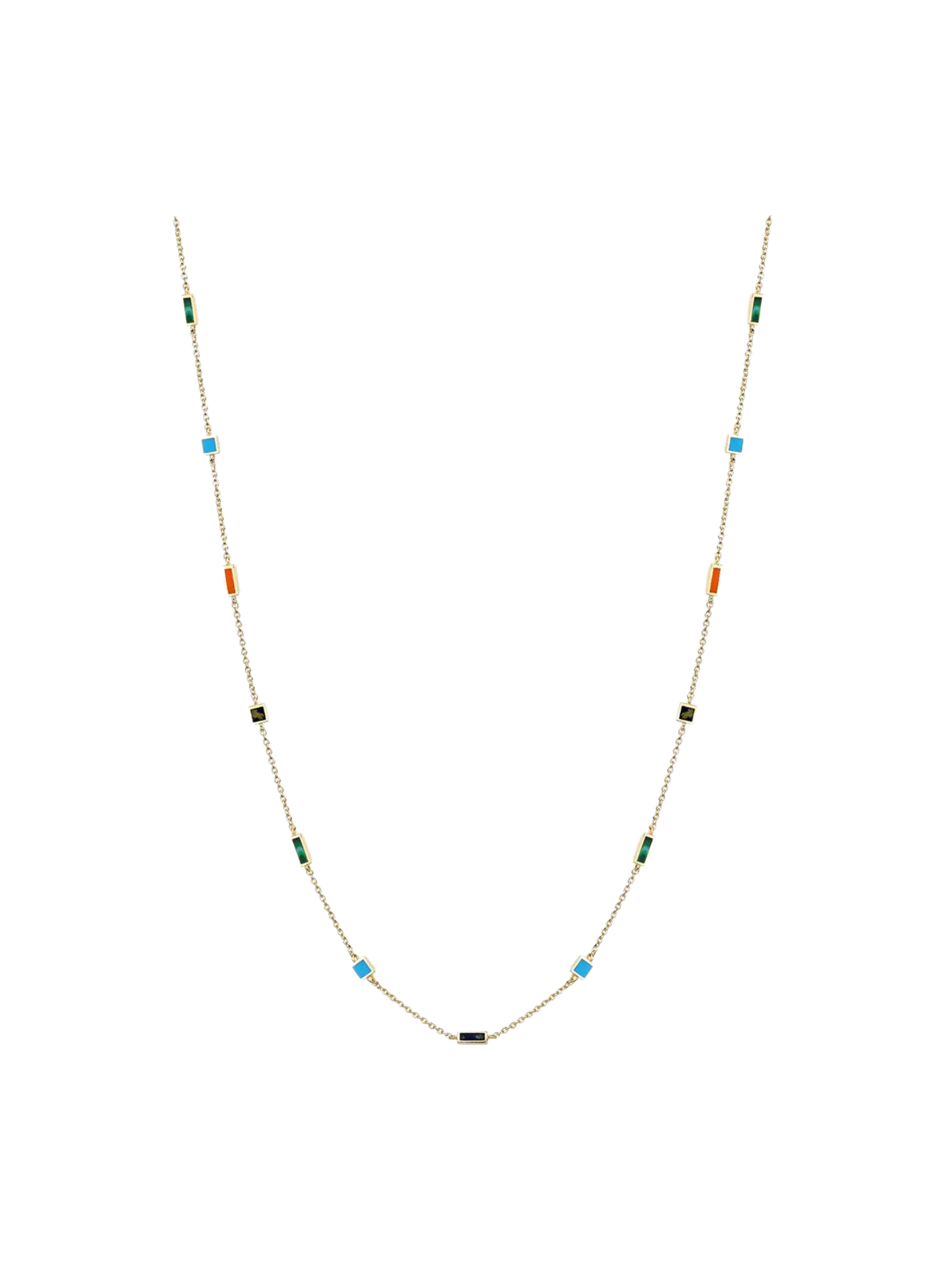 Matisse Brise Multicolor Zincir Kolye resmi