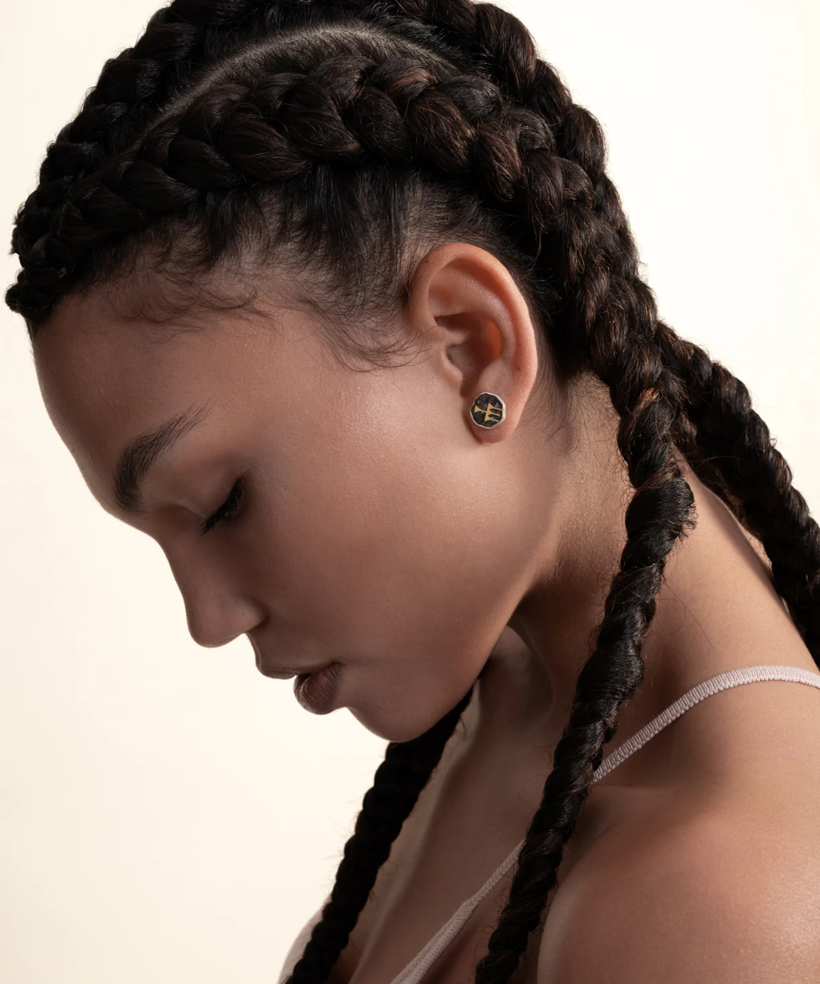 Sümer İnci Mozaik Bereket Küpe resmi