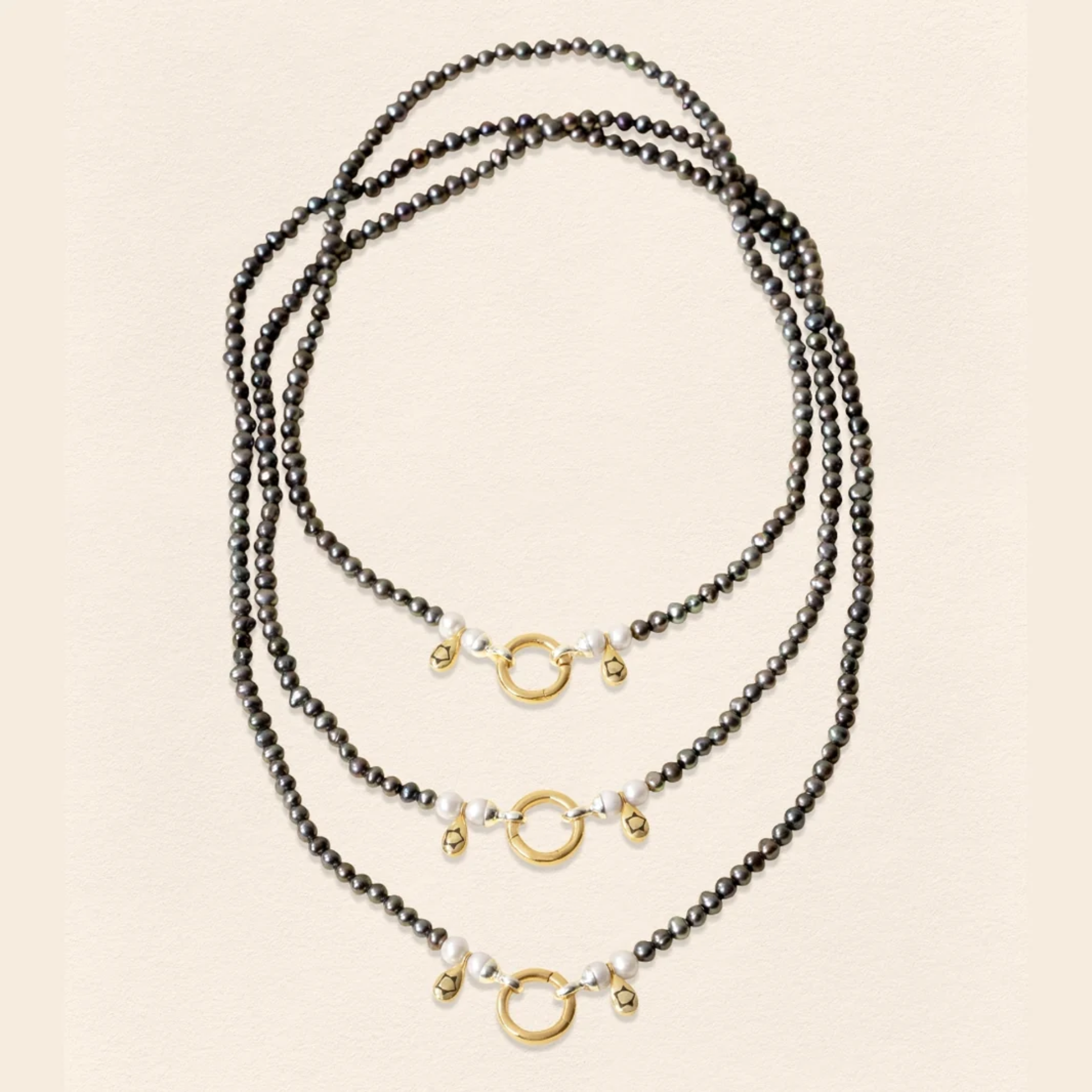 Sümer Siyah İnci Kolye resmi