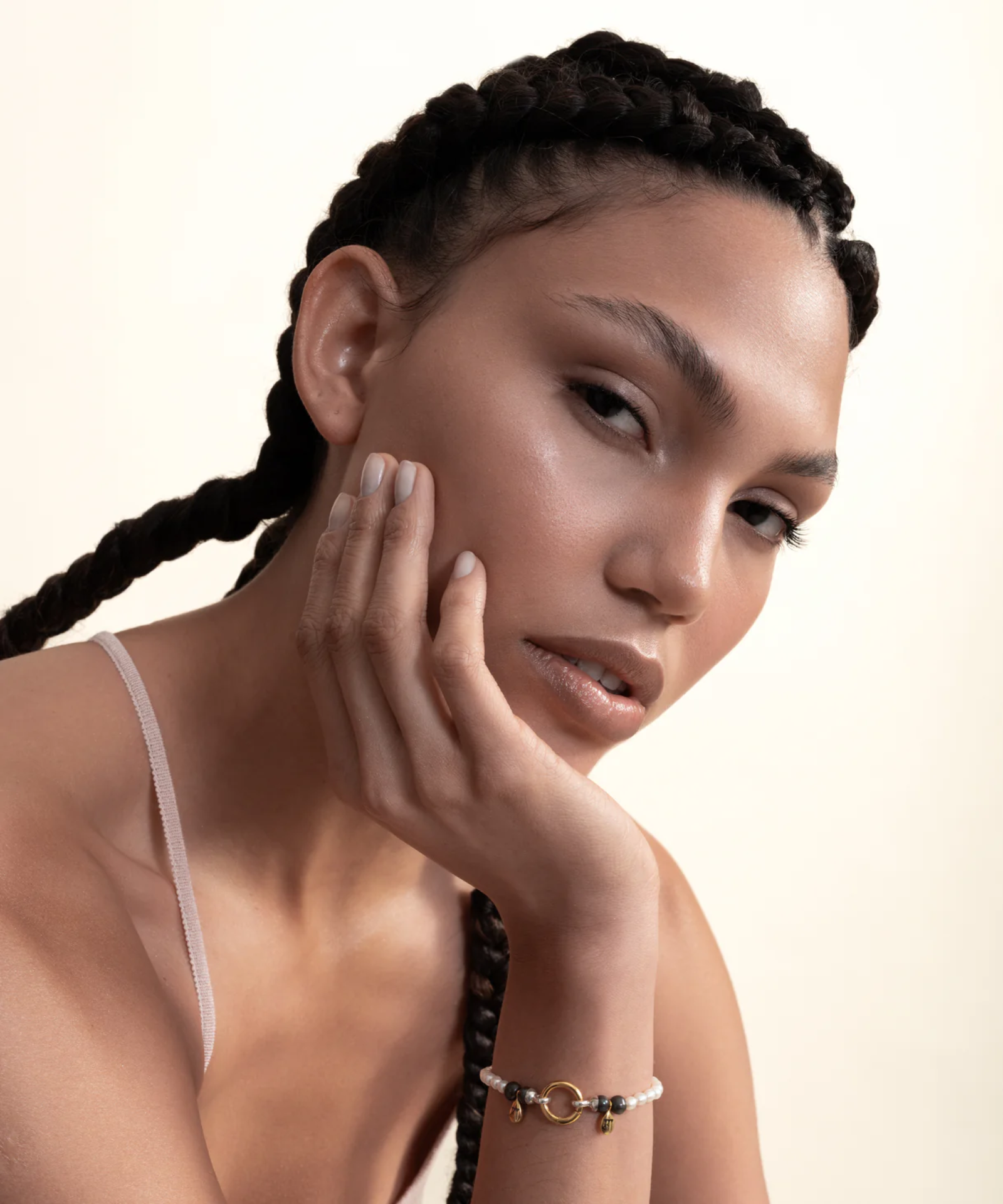 Sümer Beyaz İnci Bilezik resmi