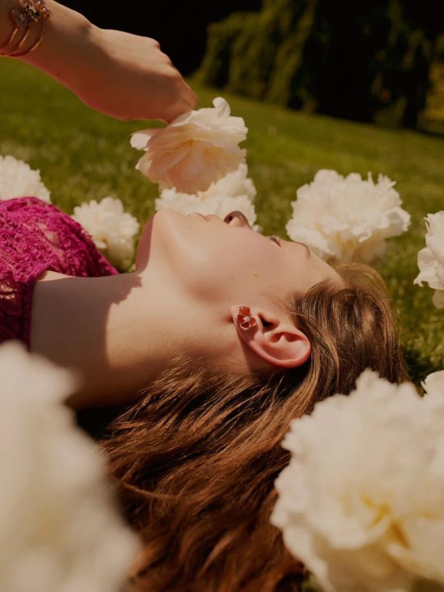 Flora Akik Taşlı Küpe resmi