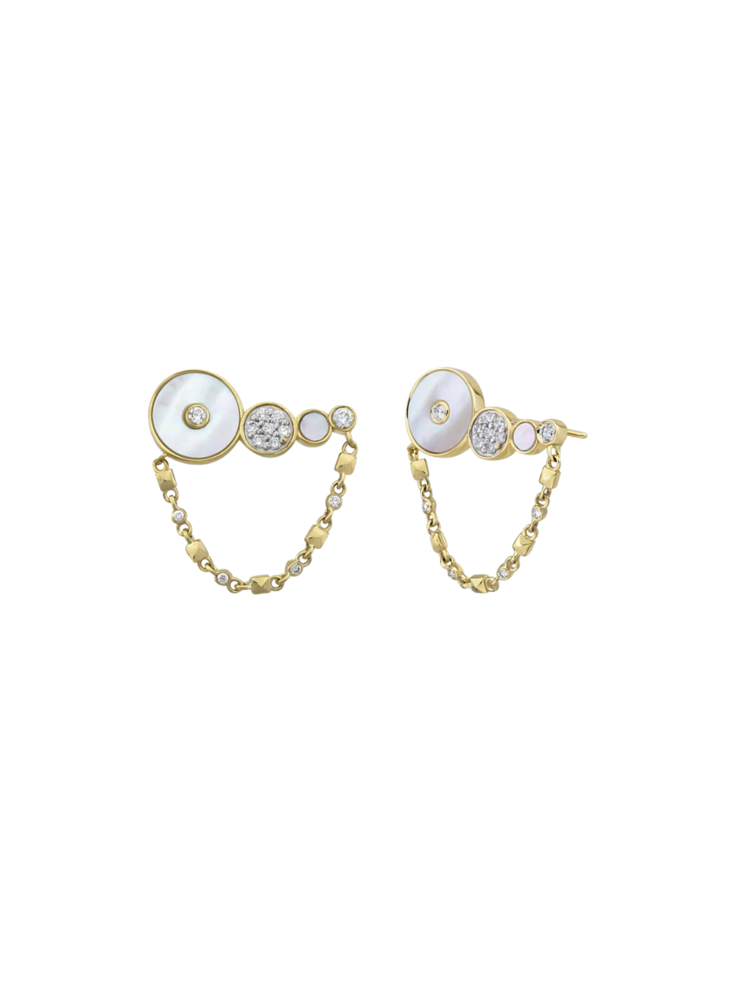 Circular Pearl Küpe resmi