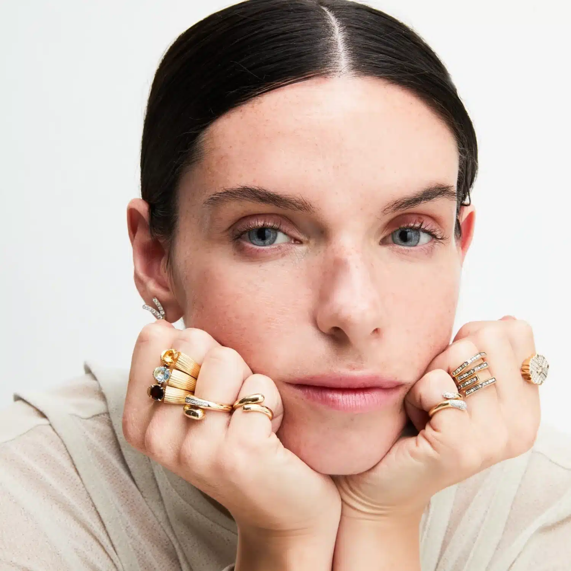 Mavi Topaz Heirloom Yüzük resmi