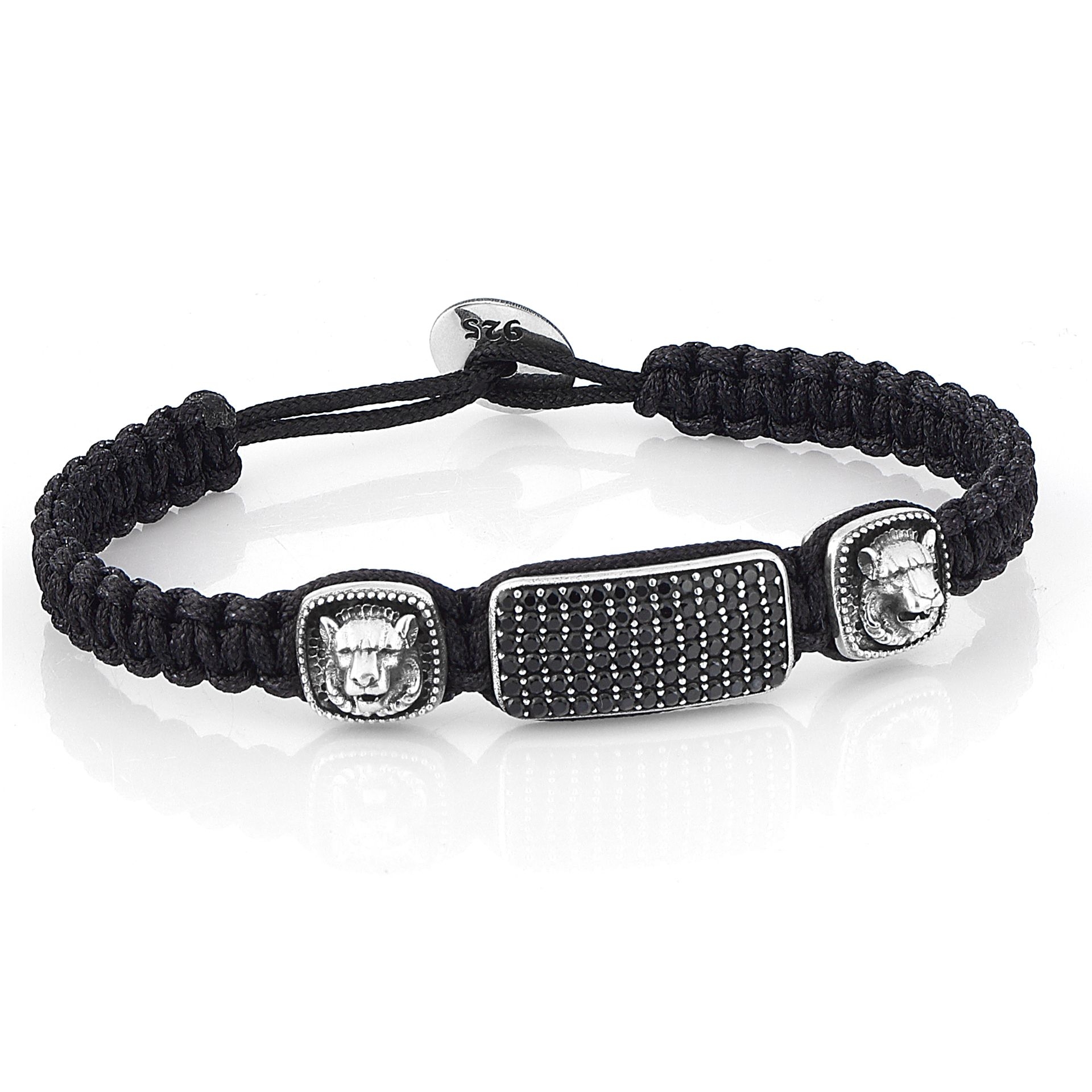 Makreme Lion Gümüş Bileklik resmi