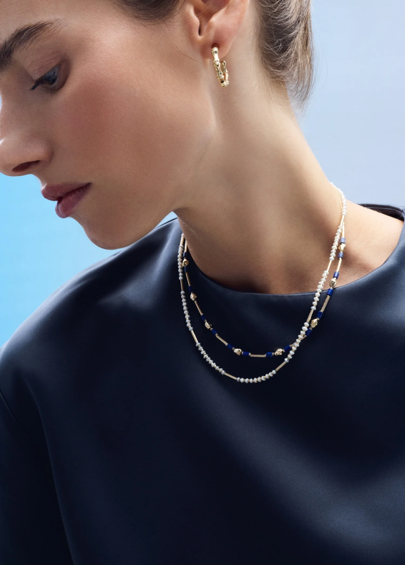 Nocturne 14 Ayar Altın Kolye resmi