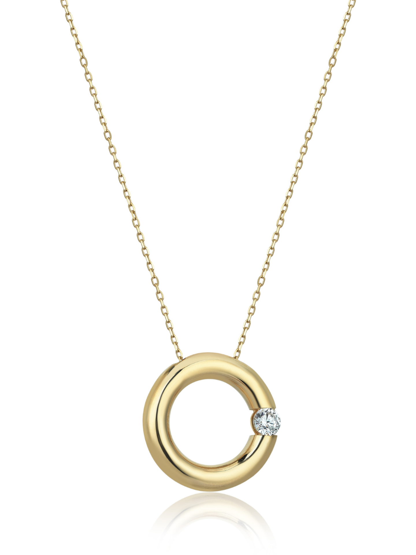 14 Ayar New Cycle Kolye resmi