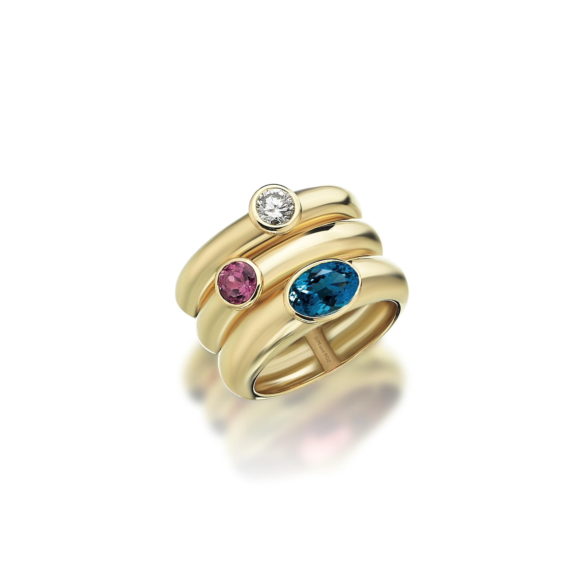 Treasured Topaz Taşlı Pırlanta Yüzük resmi