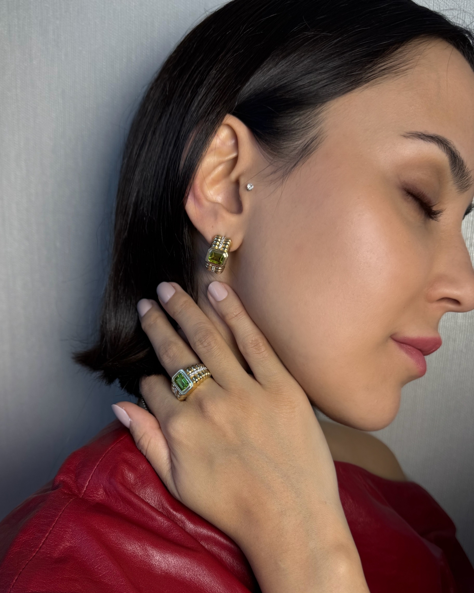 Morphose02 Peridot Taşlı Yüzük resmi