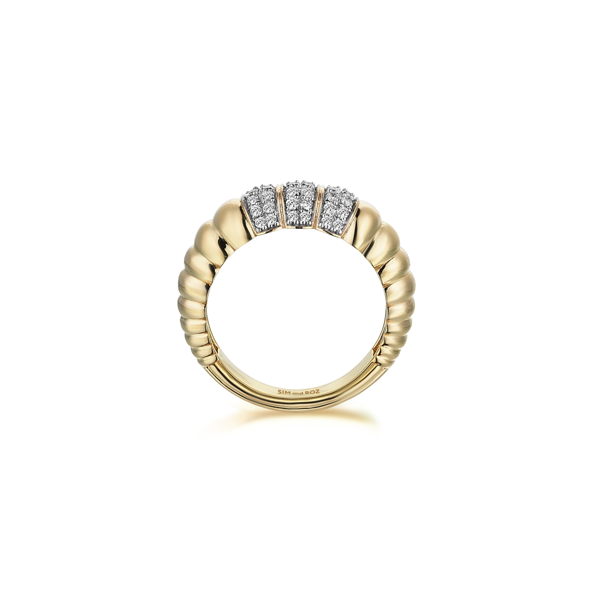 Morphose Sarı Altın Pırlanta Yüzük resmi