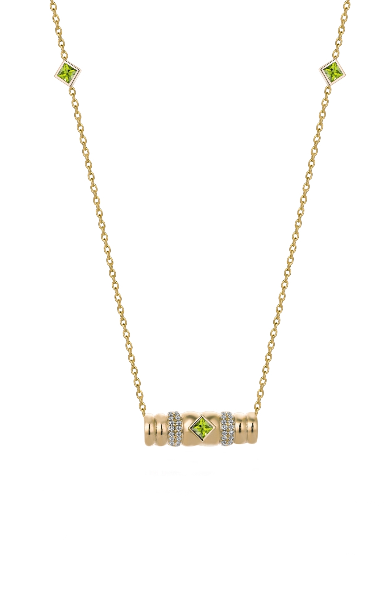 Morphose02 Peridot Taşlı Kolye resmi