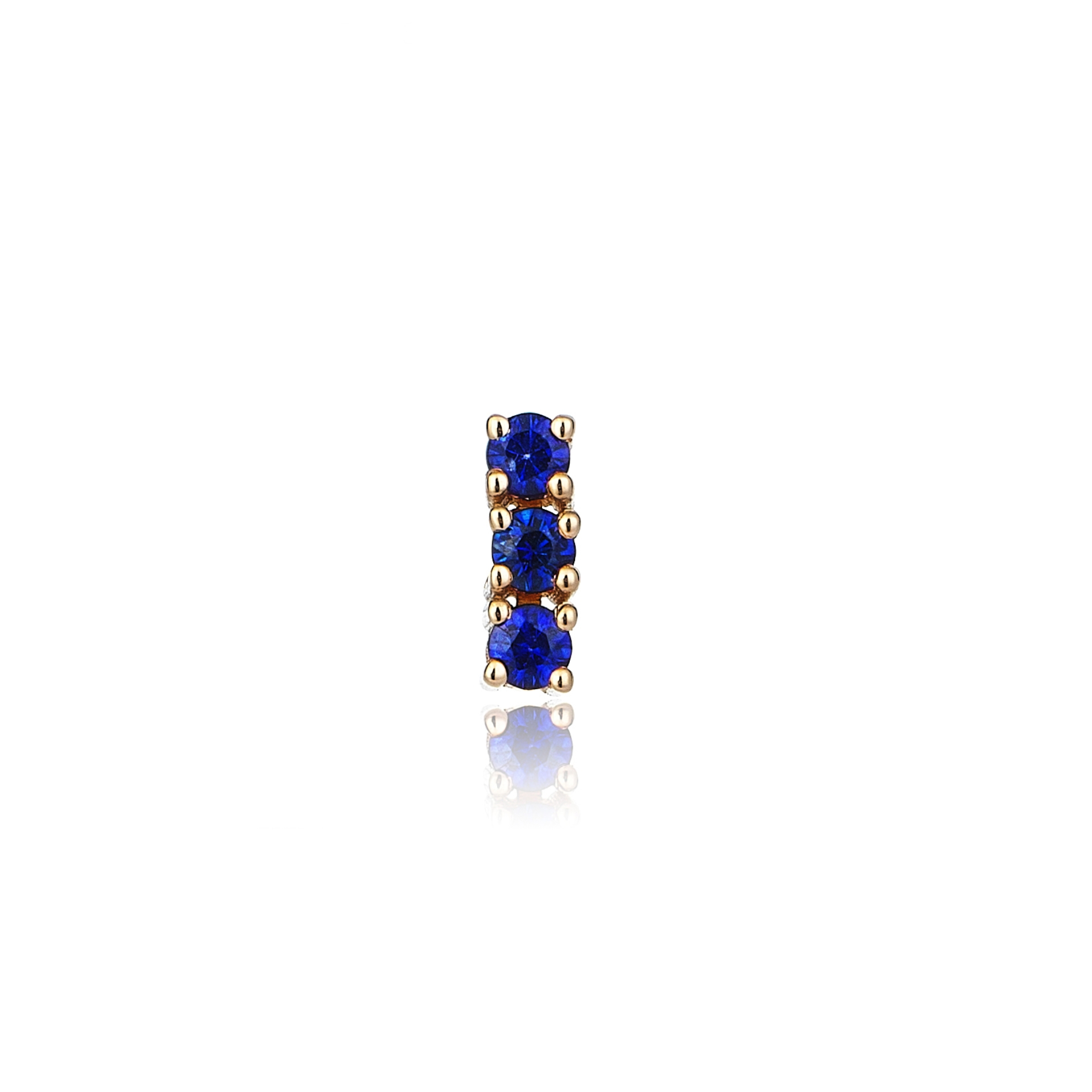 Safir Stud Küpe resmi