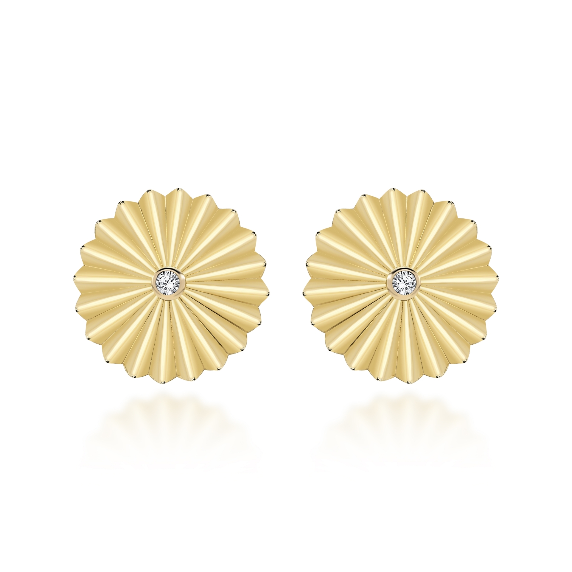 14 Ayar Flora Çiçek Küpe resmi