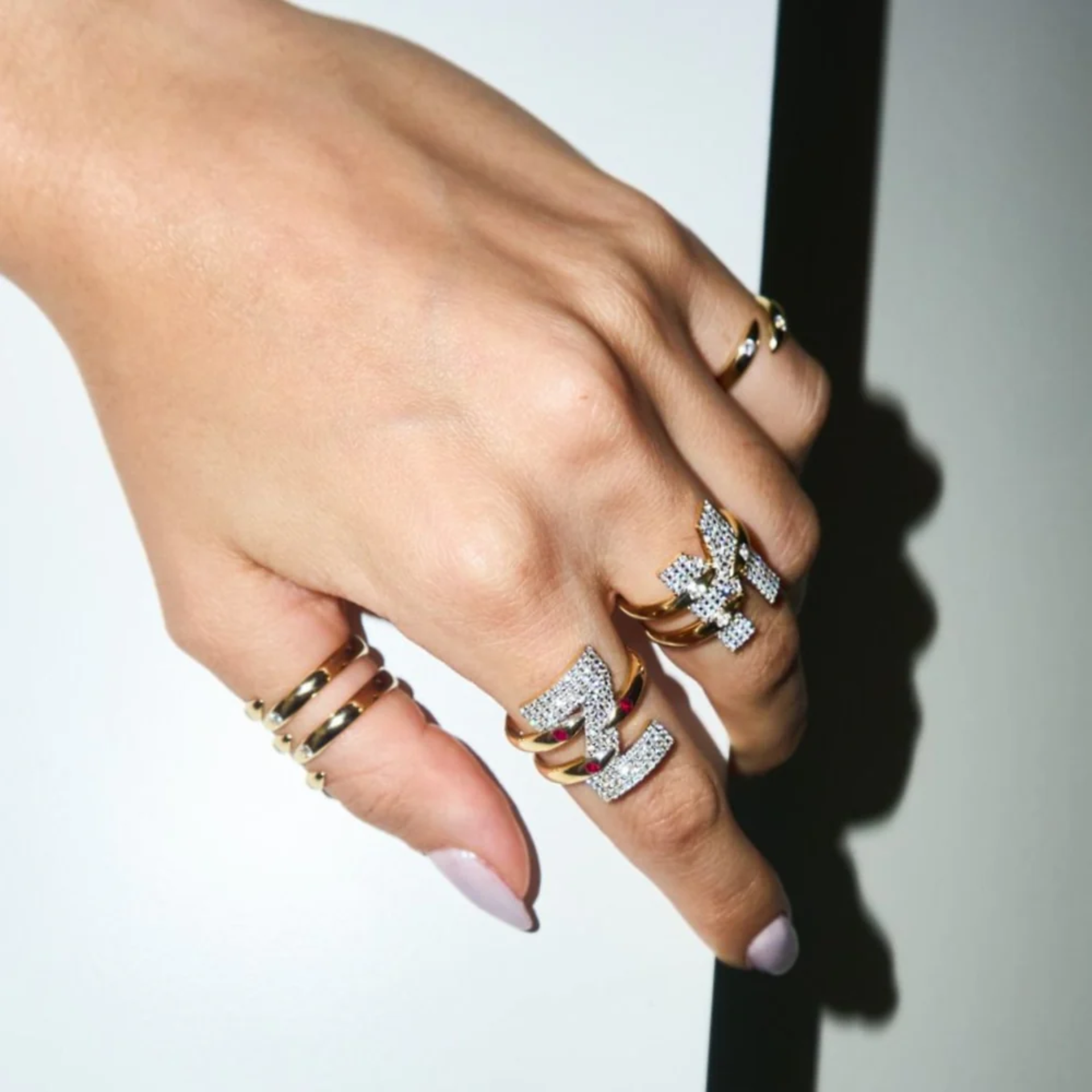 Presa Initial M Harf Yüzük resmi