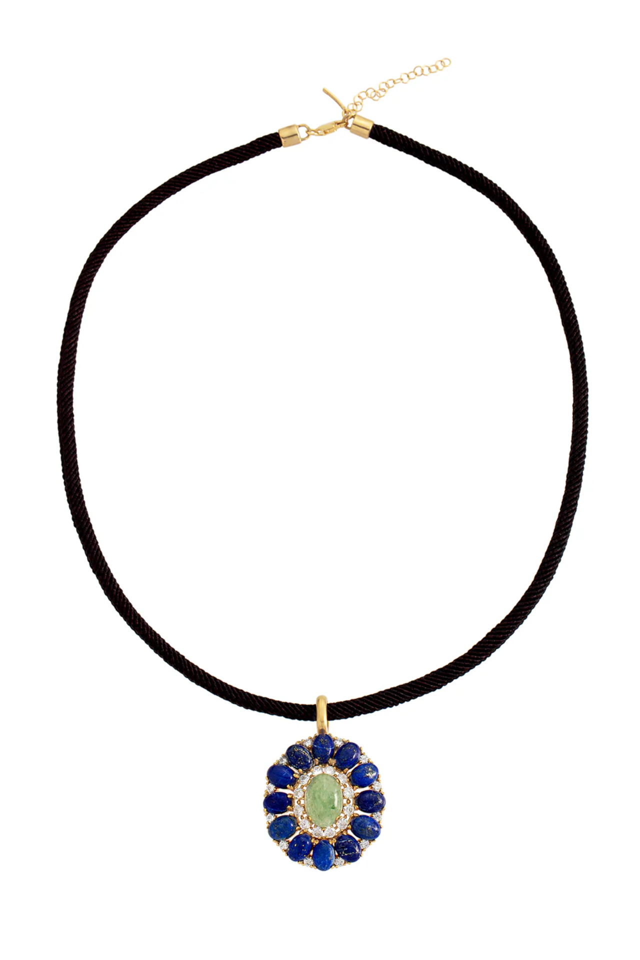 Santorini Lapis Kolye resmi