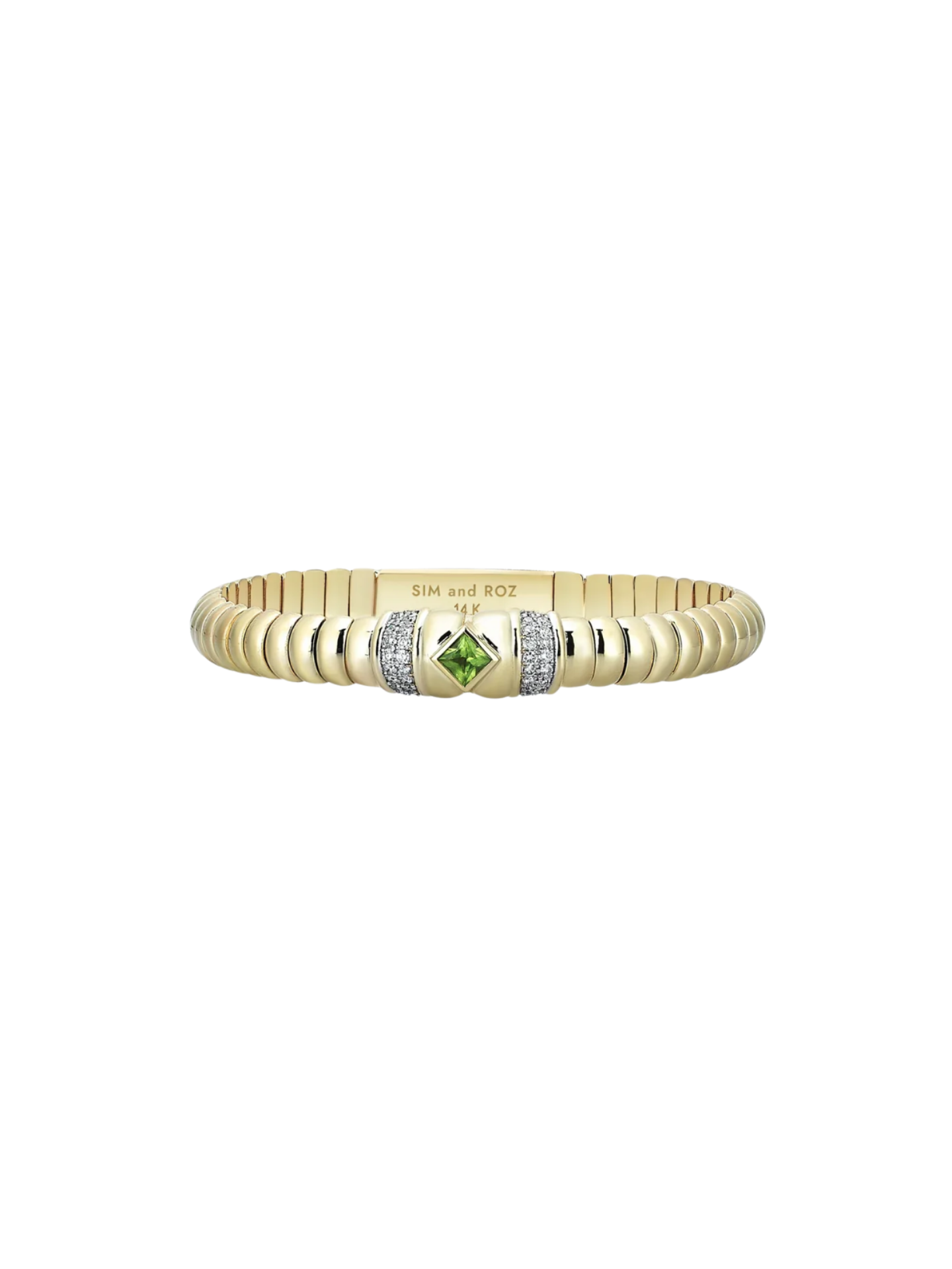 Morphose02 Peridot Taşlı Kelepçe Bilezik resmi