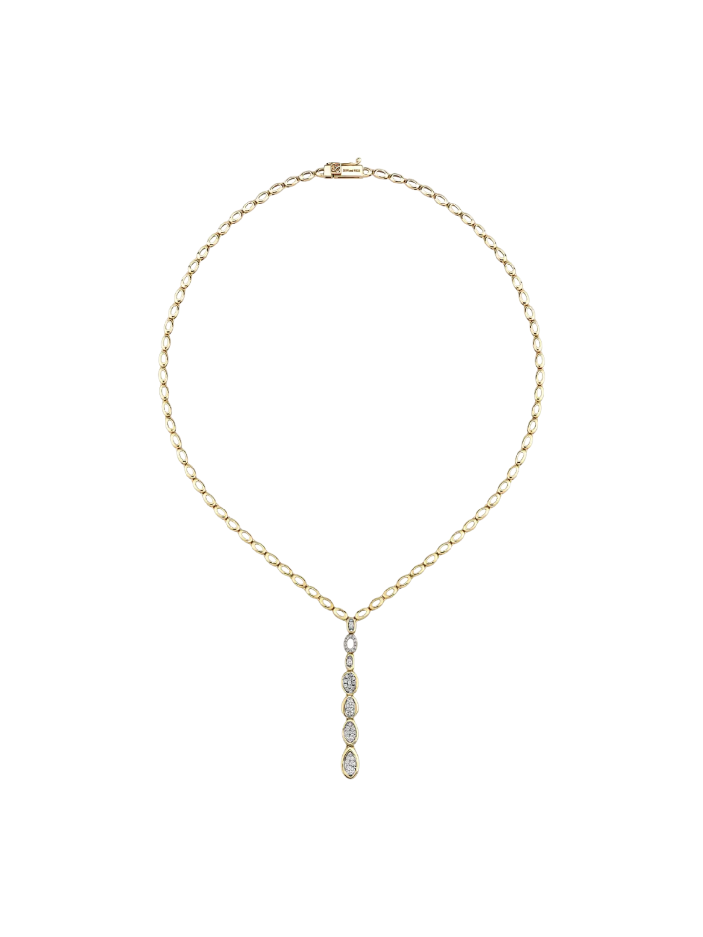 Loops Lariat Pırlanta Kolye resmi