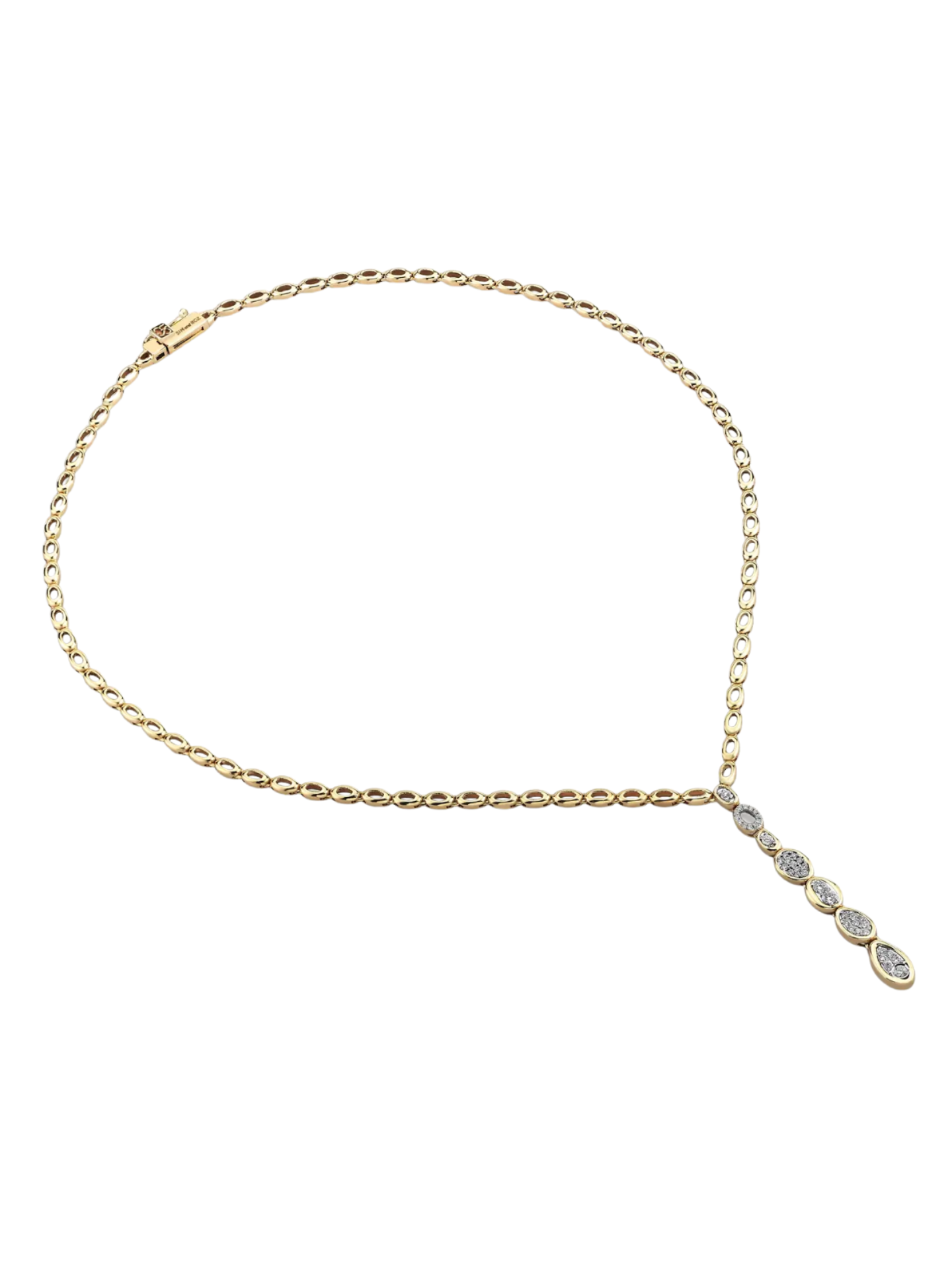 Loops Lariat Pırlanta Kolye resmi