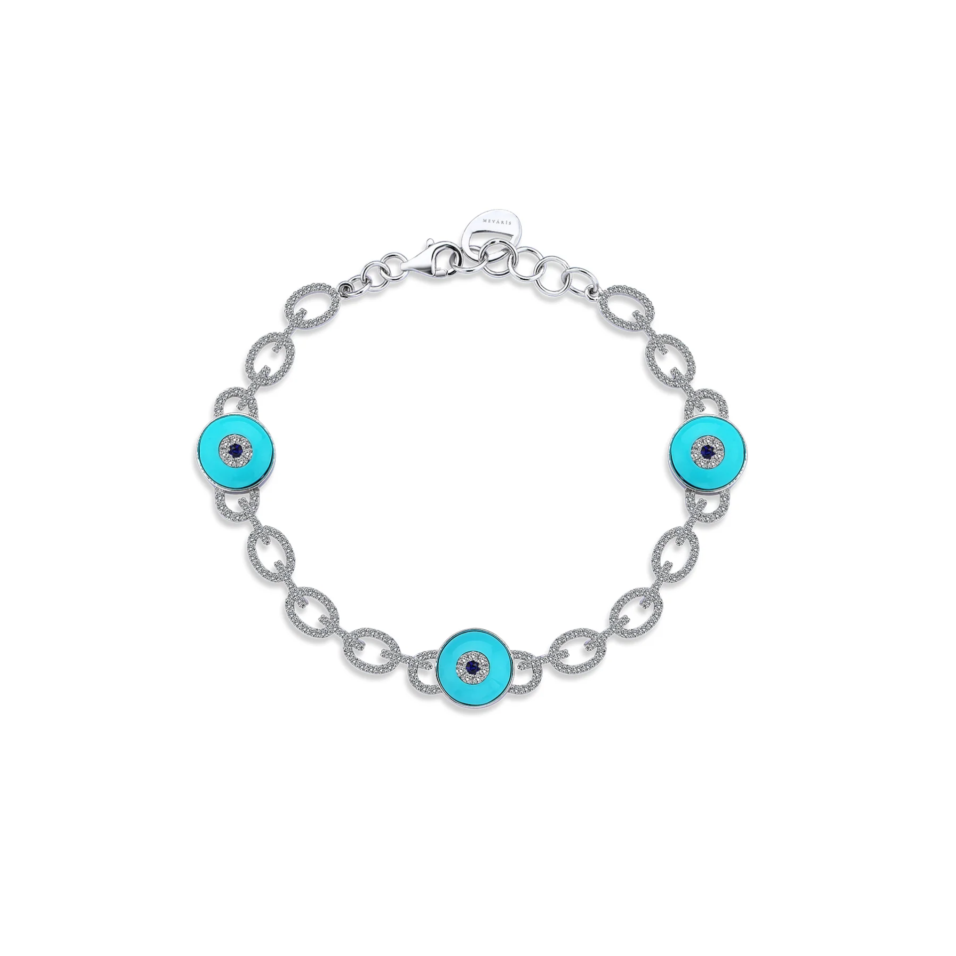 Nazar Classic Three Eye Bileklik resmi